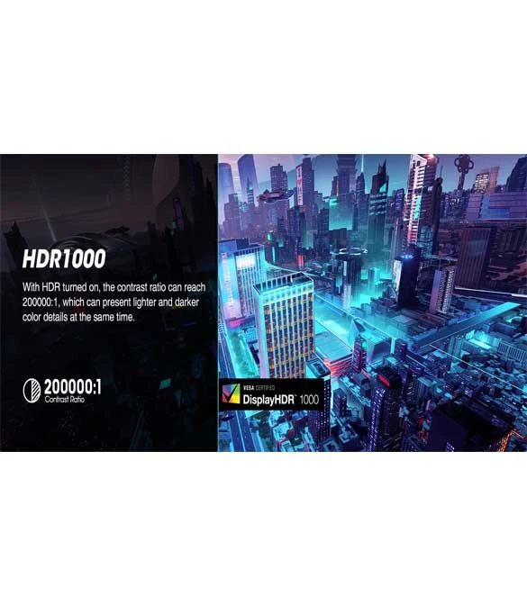 KOORUI GN10 27” GAMING MONITOR, WQHD (2560 X 1440), 240HZ ADOBE RGB 100% SRGB, DISPLAY HDR 1000