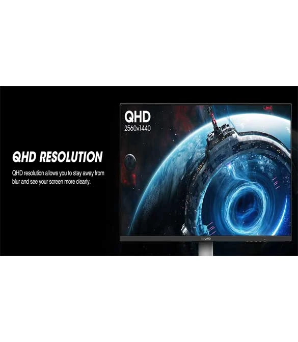 KOORUI GN10 27” GAMING MONITOR, WQHD (2560 X 1440), 240HZ ADOBE RGB 100% SRGB, DISPLAY HDR 1000