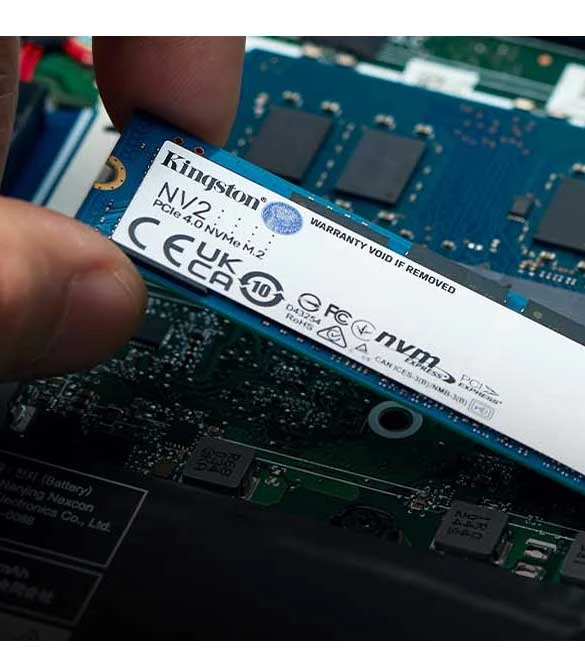 KINGSTON NV2 SSD بسعة 2 تيرابايت مع منفذ M.2 PCIe 4.0 NVMe