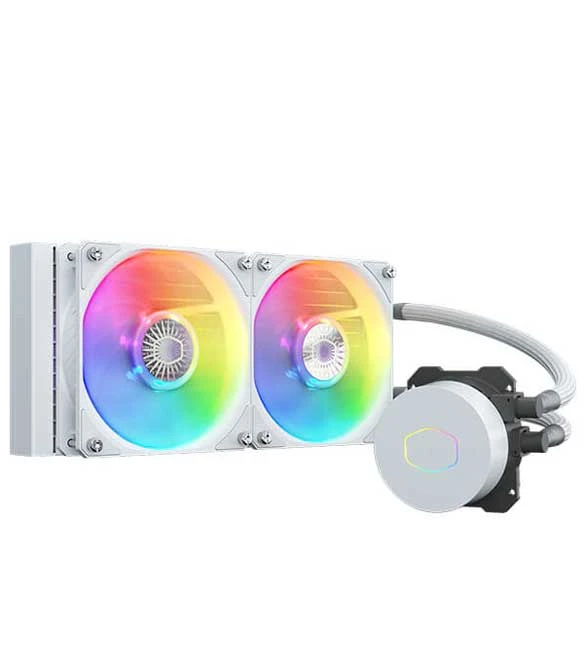 مبرد وحدة المعالجة المركزية السائل MASTERLIQUID ML240L ARGB White Edition V2 من Cooler Master