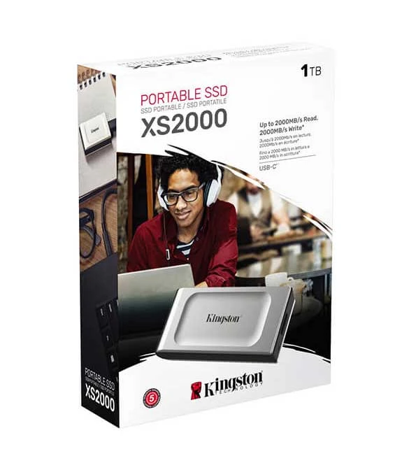 وحدة تخزين SSD خارجية XS2000 من KINGSTON بسعة 1 تيرابايت
