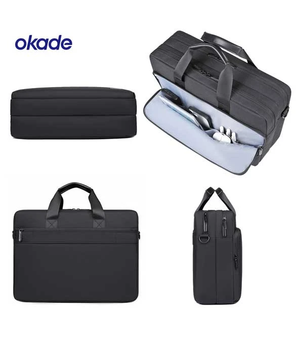 حقيبة كمبيوتر محمول Okade T69 مقاس 15.6 بوصة - أسود