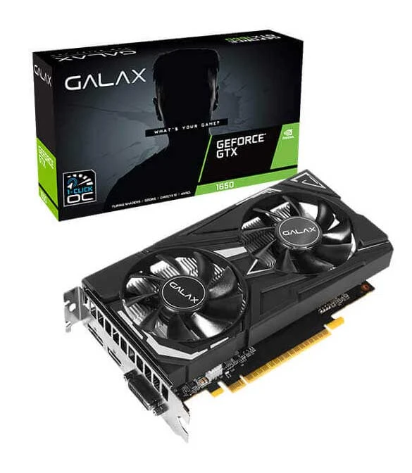 بطاقة الرسوميات GALAX GeForce GTX 1650 4GB EX (1-Click OC)