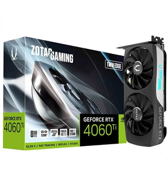 بطاقة الرسوميات ZOTAC GAMING GeForce RTX 4060 Ti 8GB Twin Edge OC
