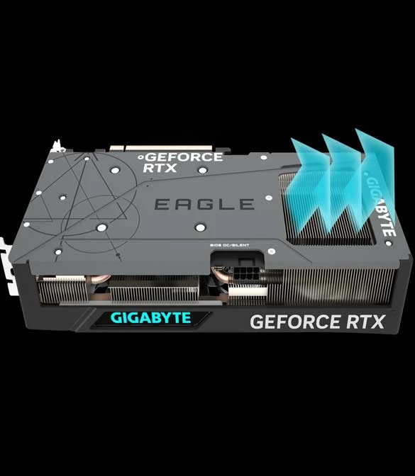 بطاقة الرسوميات GIGABYTE GEFORCE RTX 4070 EAGLE OC 12GB GDDR6X