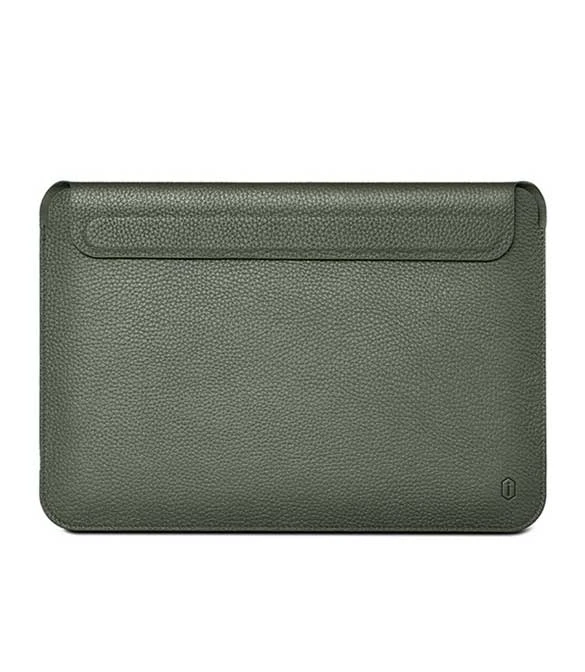 WiWU 16.2 Genuine Leather Laptop Sleeve - Green