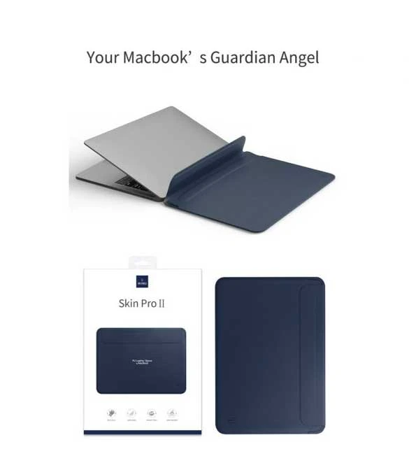 WiWU SkinPro II لجهاز MacBook Air/2022 مقاس 13.6 بوصة - أسود