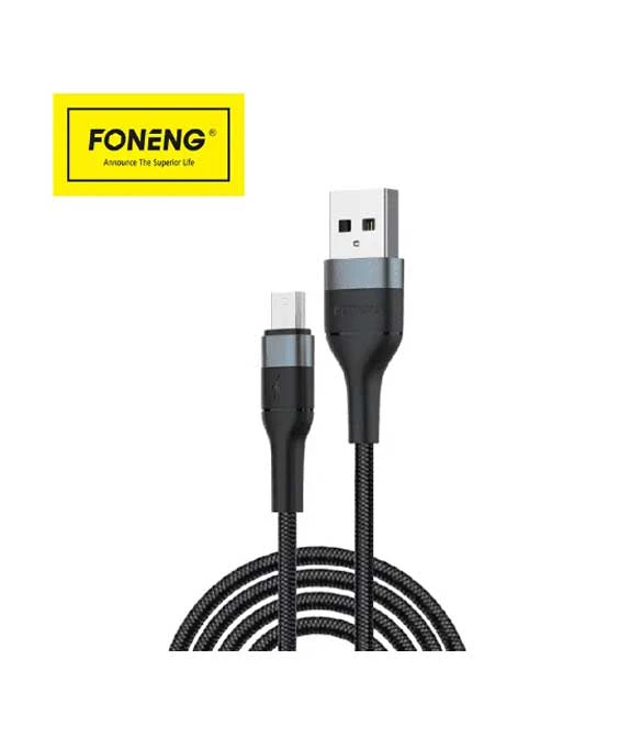 FONENG X51 1M Micro Spiral Braided Cable (3A / 2.4A / 2.1A)