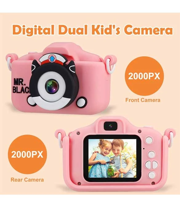 Children's Fun Camera - Black Cat sheriff Theme
