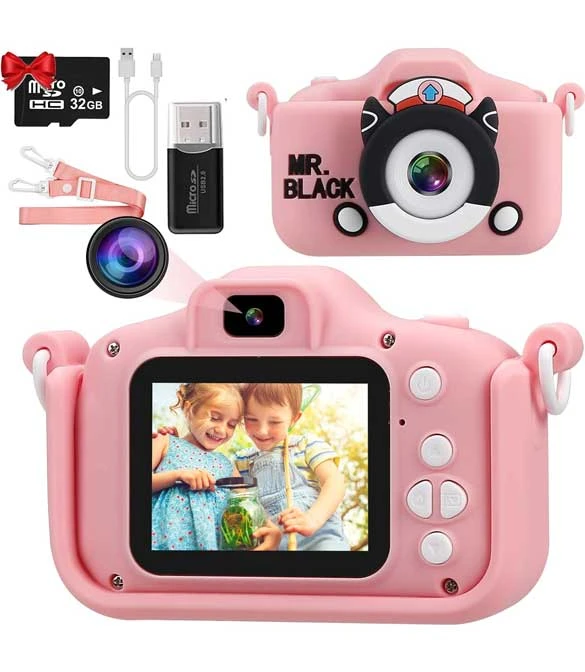 Children's Fun Camera - Black Cat sheriff Theme