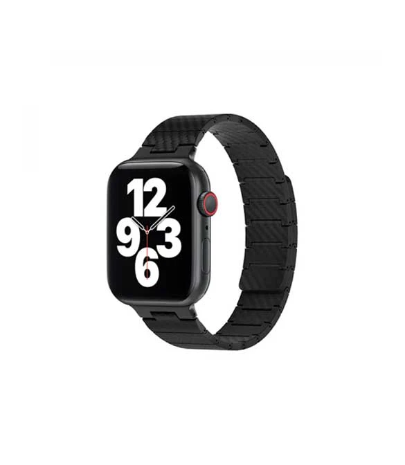 WiWU Wi-WB009 Carbon Fiber Magnetic Band Apple Watch 42/44/45/49MM - Black