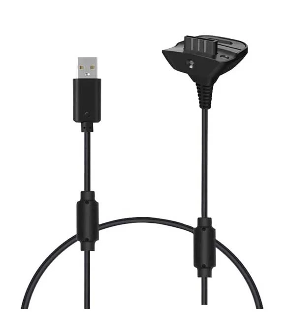كابل شحن USB لوحدة تحكم الألعاب اللاسلكية Xbox 360 بطول 1.5 متر
