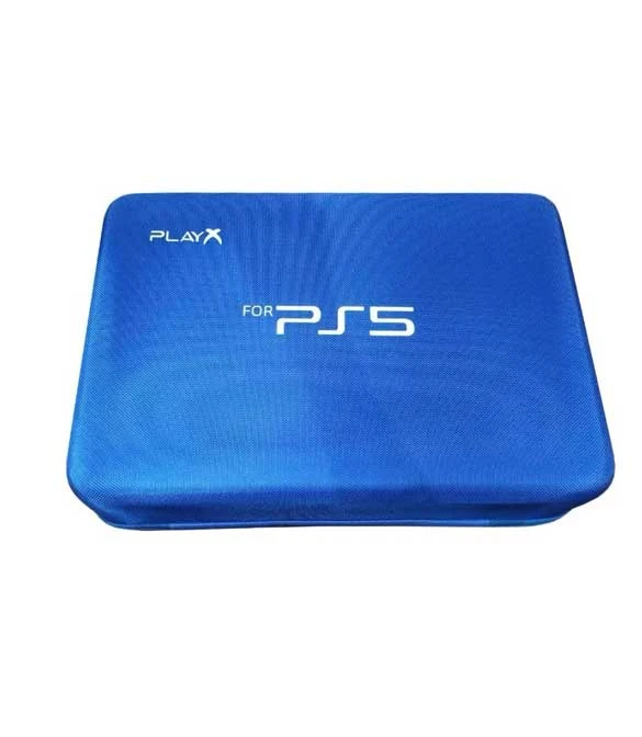 حقيبة تخزين للسفر من PlayX لجهاز PS5 Slim - أزرق