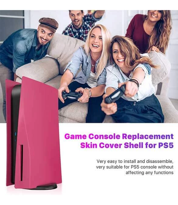 لوحة وجه باللون الأحمر الكوني لجهاز PS5 - إصدار القرص