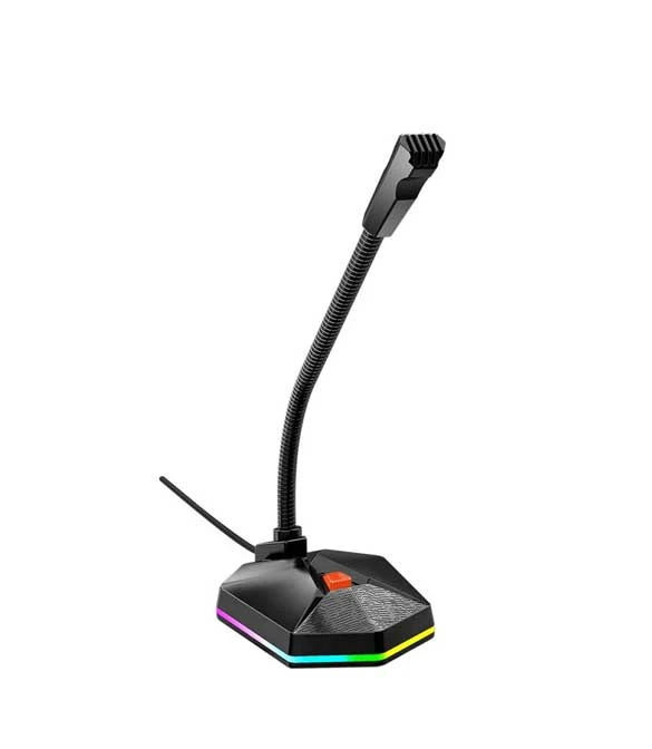 ميكروفون ألعاب Meetion MC13 RGB متعدد الزوايا قابل للتعديل