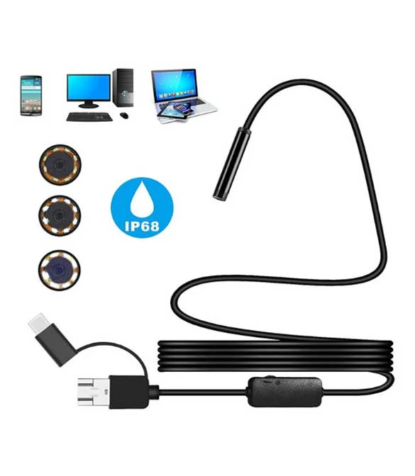كاميرا منظار كمبيوتر مقاومة للماء - نوع USB C/10M