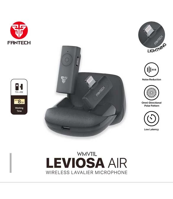 ميكروفون Fantech Leviosa Air WMV11L اللاسلكي من نوع Lightning