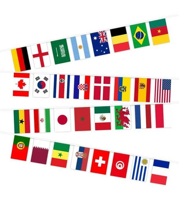 سلسلة أعلام كأس العالم قطر 2022