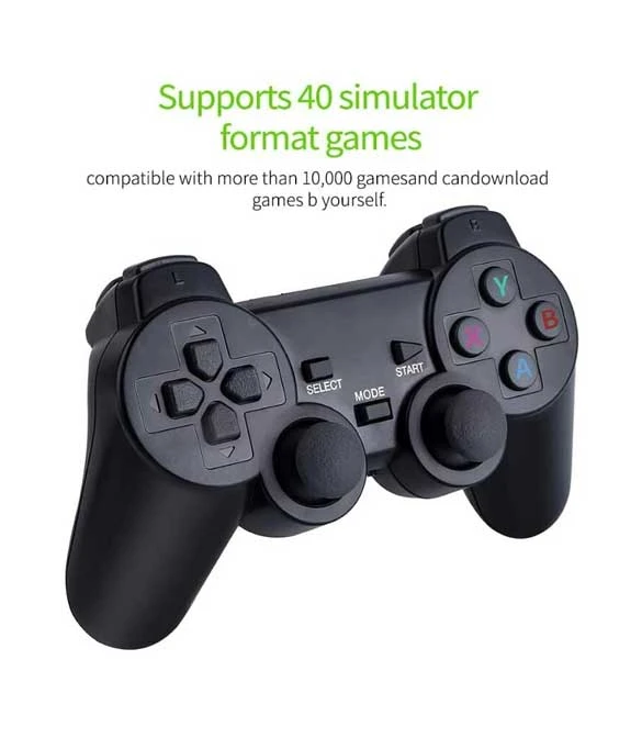 M8 Video Game Console 2.4G Double Wireless Controller Gamepad