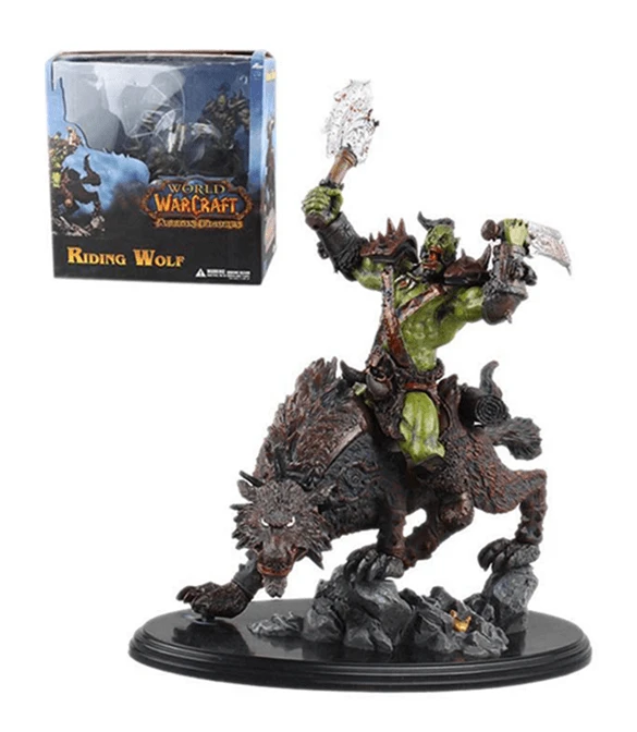 World Of Warcraft Veteran Warrior Riding Wolf