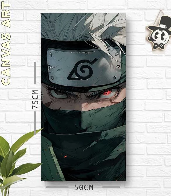 Kakashi Sharingan Canvas Art
