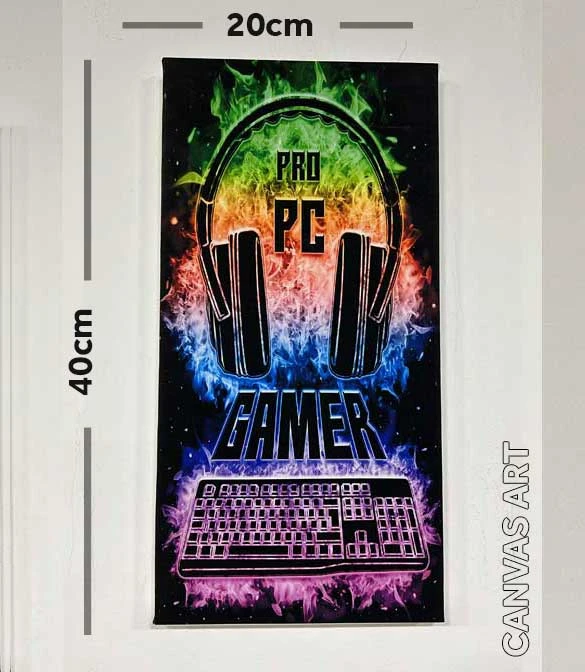 Pro PC Gamer Canvas Art Print