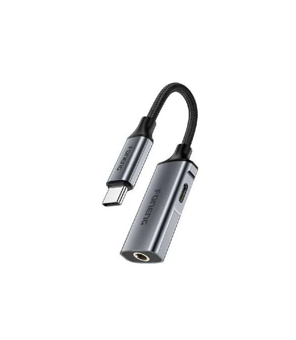 FONENG BM32 Type-C to Type-C + Female 3.5mm