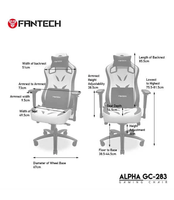 FANTECH Alpha GC-283 - أسود