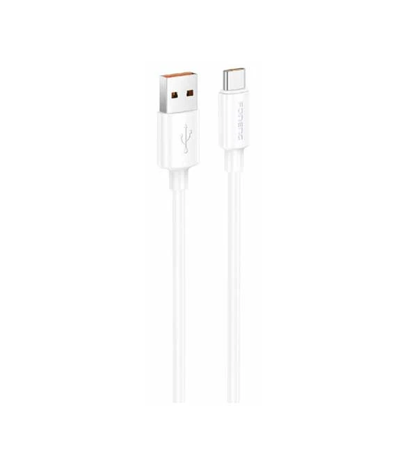 كابل سيليكون من نوع FONENG X108 بطول 1 متر من النوع C (3 أمبير / 2.4 أمبير)