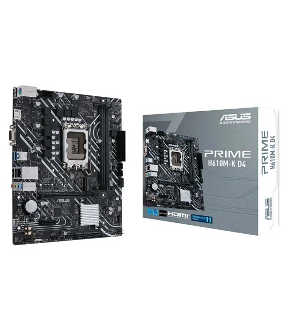 اللوحة الأم ASUS PRIME H610M-K D4 INTEL LGA 1700 MICRO ATX DDR4