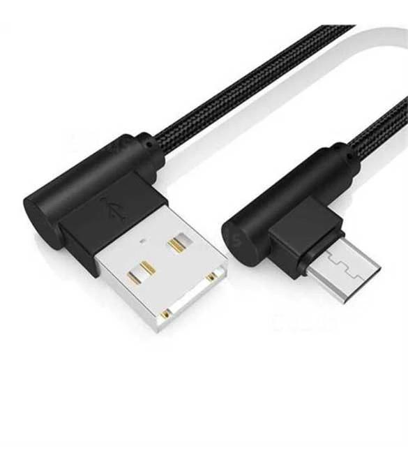Charger Cable For Micro 20 cm L-shape