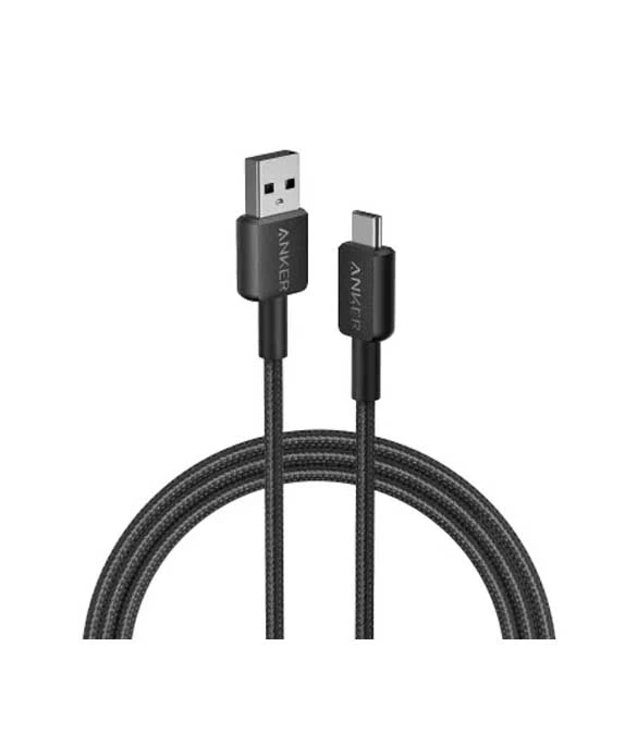 كابل ANKER 322 USB-A إلى USB-C مضفر بطول 1.8 متر