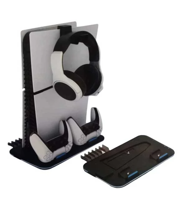 قاعدة شحن وتبريد Lucky Fox LF-P0527B لجهاز PS5 Slim - أسود