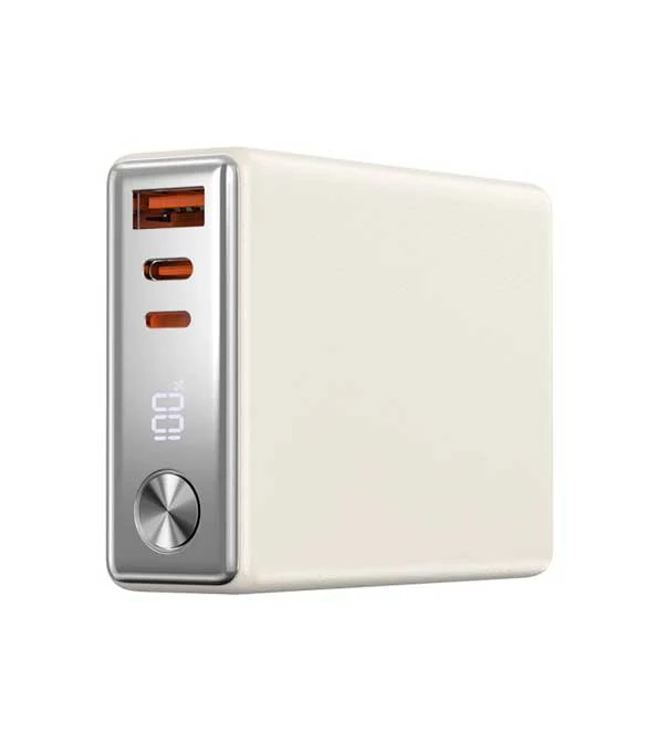 باور بانك WiWU White Wi-P006 Rock بسعة 20000 مللي أمبير مع شاشة رقمية LED
