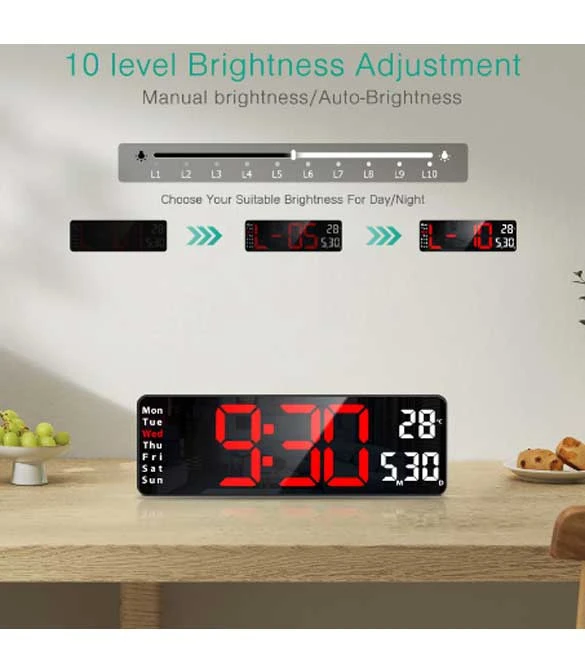 JH3299 Digital LED Clock
