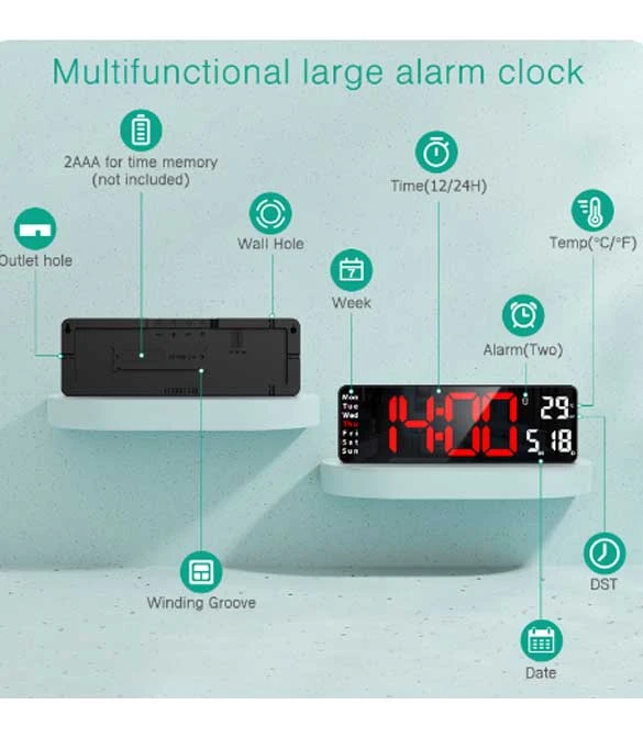 JH3299 Digital LED Clock