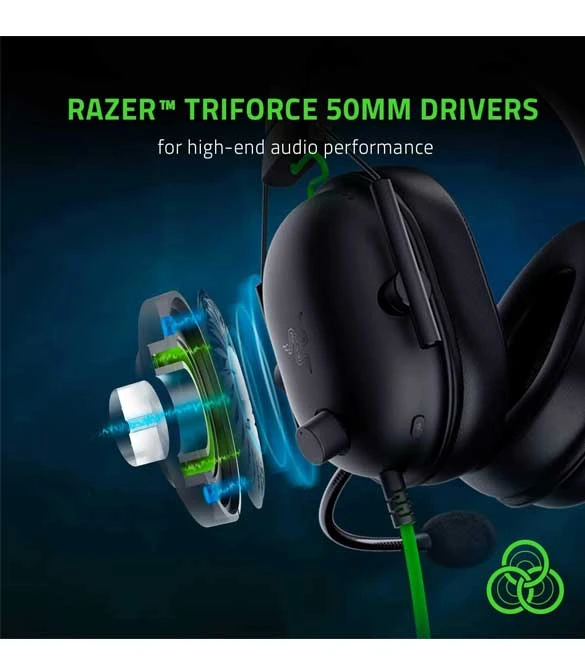Razer BlackShark V2 X - أبيض