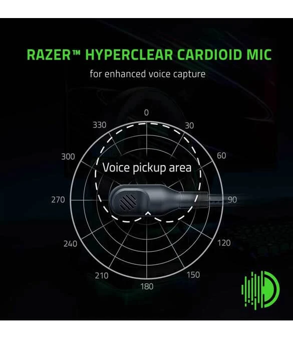 Razer BlackShark V2 X - أبيض