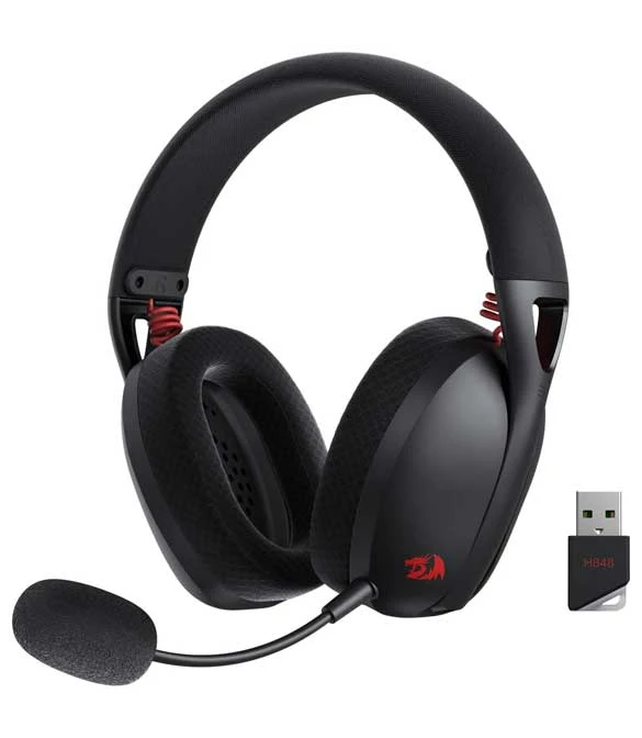 سماعة رأس لاسلكية REDRAGON H848 BT للألعاب - أسود