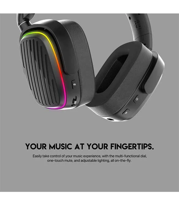 سماعة رأس لاسلكية Fantech WHG02 Harmony - بيضاء