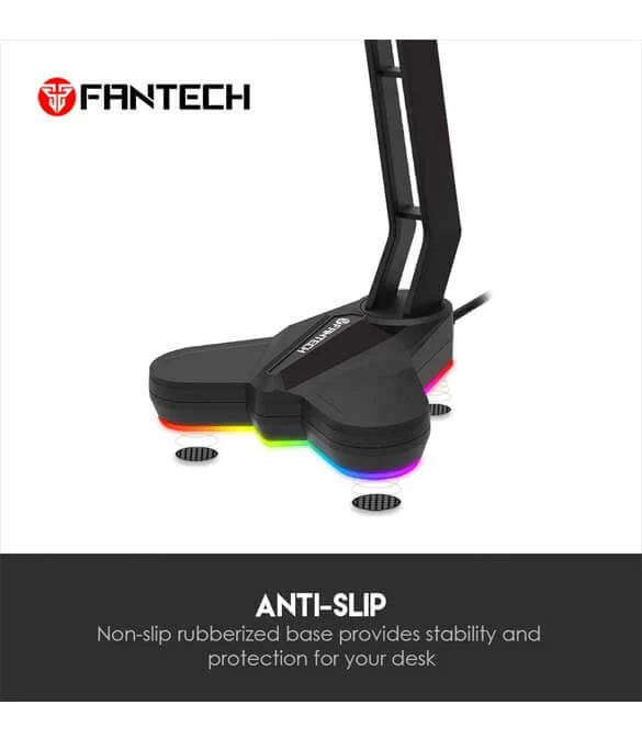 حامل سماعات الرأس FANTECH AC3001S RGB - أحمر