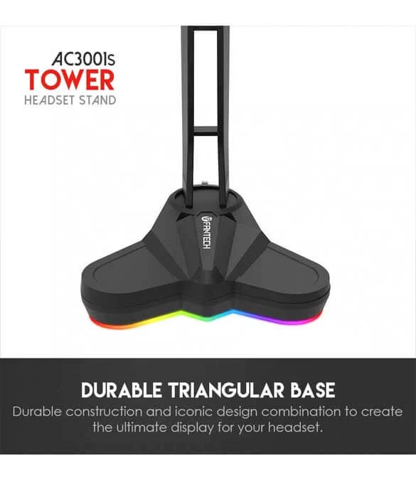 حامل سماعات الرأس FANTECH AC3001S RGB - أسود