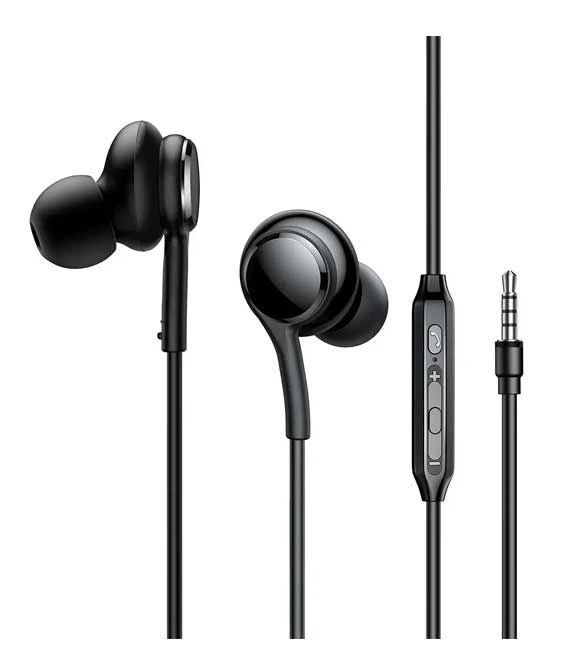 سماعات أذن سلكية Joyroom Wired Series Jr-EW02 داخل الأذن - أسود