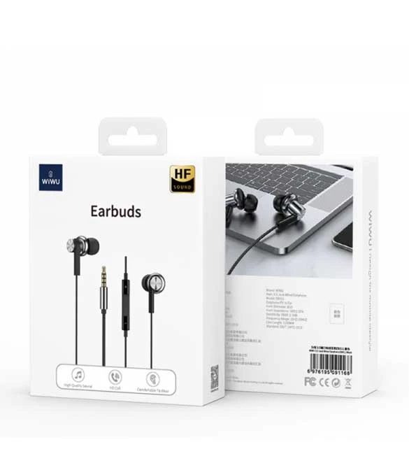WiWU EB311 3.5mm Jack Wired Earphone