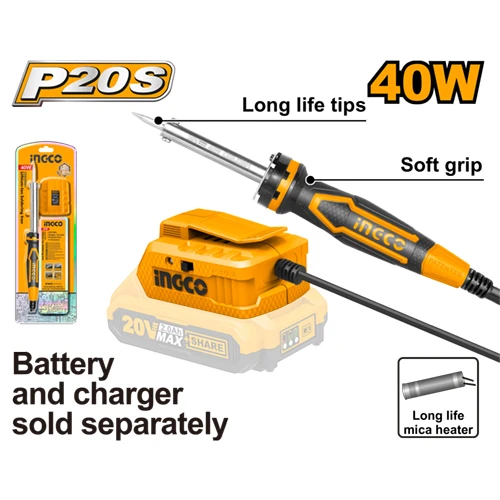 Lithium-ion Soldering Iron 20 Volt