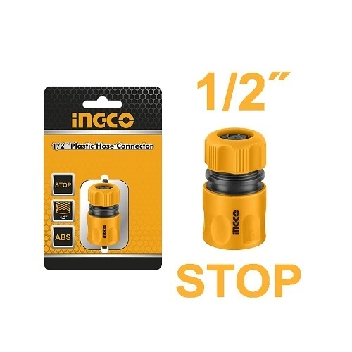 Plastic Hose Connector 1/2 " With Water-Stop Fuction