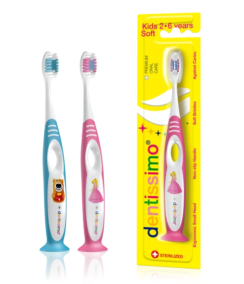 Dentissimo TOOTHBRUSHES  KIDS 2-6 YEARS