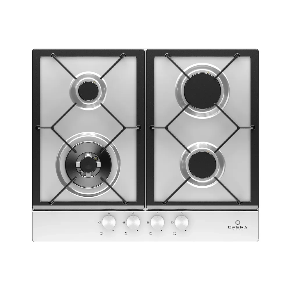 OPERA BI HOB 60CM - GAS - 4 BURNERS - CAST IRON