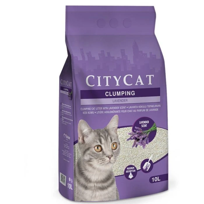 City Cat Clumping Lavender 10l