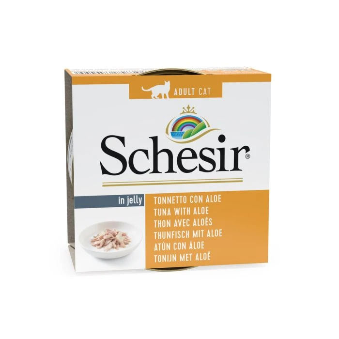 Schesir Tuna With Aloe in jelly 85g in can